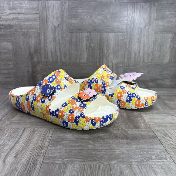 CROCS Marimekko Floral Men's 10/Women's 12 Classic Sandals - Picture 5 of 8